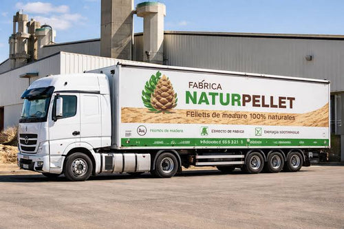 1 Camión Completo de Pellet Naturpellet ENplus A1 – 24 Palés de Sacos de 15 kg