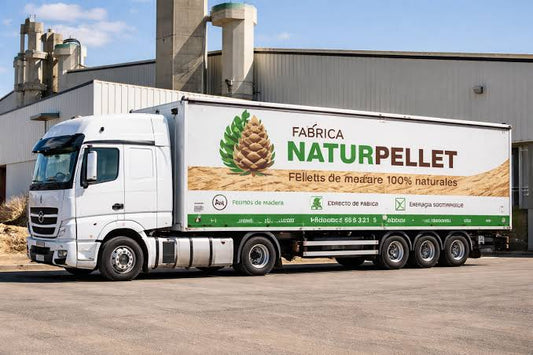 1 Camión Completo de Pellet Naturpellet ENplus A1 – 24 Palés de Sacos de 15 kg